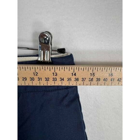 Zara Side striped high waist wide leg cargo Trousers dark navy 90s sz S - Picture 4 of 10